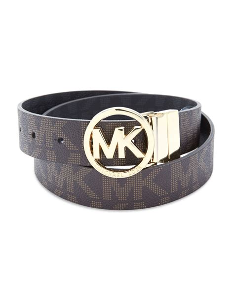 michael kors belt designer 553368 small synthetic leather|Michael Kors belts for women.